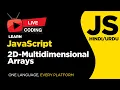 JavaScript 2D Multidimensional Arrays - Tutorial