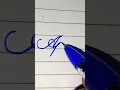 April in cursive writing