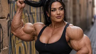  Beautiful Female bodybuilder Cristina Alemán workout motivation fitness, 