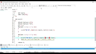 Structure Using Pointers in C Access Structure Members with Arrow Operator C Tutorial