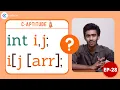 j i arr C-Aptitude Ep - 28 Interview Preparation Tamil code io