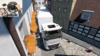 Super Long Truck vs Narrow Roads | ETS2 | Euro Truck Simulator 2 | Thrustmaster TX gameplay | Volvo