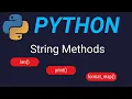 len print format - map Built-in String Functions in Python