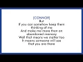 Disappear — Dear Evan Hansen (Lyric Video) [OBC]