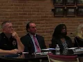 Delane Lewis addresses Bel Air Town Council