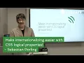 Make internationalisation easier with CSS logical properties - Sebastian Porling