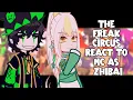 Lagu The Freak Circus React To MC As Zibai || Gacha React
