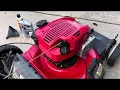 How to change oil and service your No oil change Craftsman M230 Self Propelled Push Mower 163cc