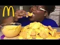 CHEESY 50 PIECES MCDONALDS CHICKEN NUGGETS MUKBANG