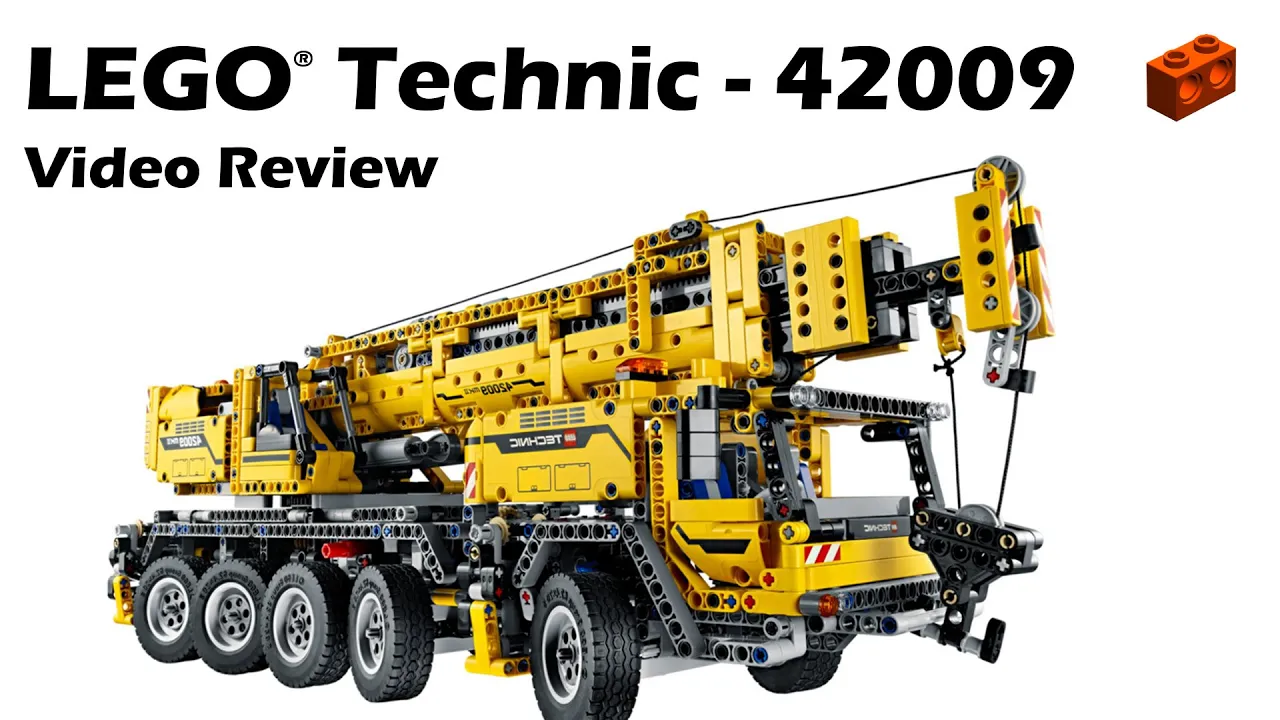 Lego Technic 42009 Mobile Crane MK II A-model Build & Review
