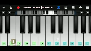 Download Tum Hi Aana (Marjaavaan), Jubin Nautiyal | Easy Mobile Perfect Piano Tutorial MP3