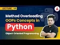 Method Overloading Python Programming Full Course Coding Adda247