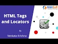 Selenium Beginner Tutorial 5 - HTML Tags and Locators