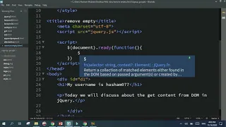 Empty and Remove Method in jQuery WEB - PROGRAMMING