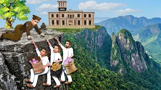 Thieves Jail Escape with Money Police Caught Hindi Kahani Moral Stories Funny Comedy Video