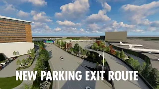 New Parking Exit Route