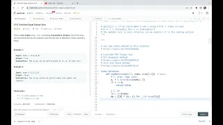 Leetcode 416 Partition Equal Subset Sum -