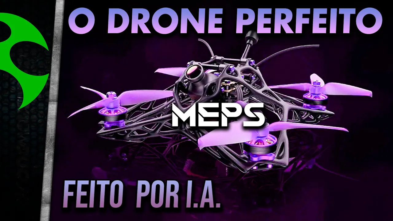 Fiz um DRONE com DESIGN GENERATIVO Powered by MEPS