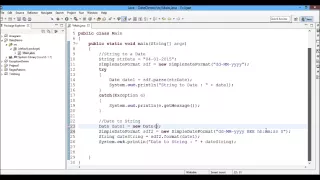 Date and Calendar API in Java Team MAST