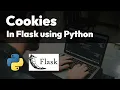 Cookies in Flask using Python