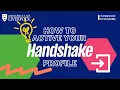 How to activate your Handshake profile