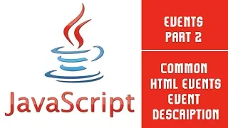 Java Script Events Part 2 Lecture 18