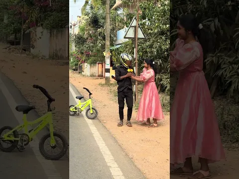 New idea unlocked 😂❤️happy propose day ❤️🎀 #cycling #shorts