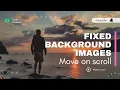 Fixed Background Image On Scrolling WebPage In Html And Css
