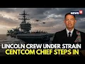 LIVE USS Abraham Lincoln Sinking CENTCOM Chief Brad Cooper Visits Amid Crew Health Concerns N18G
