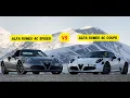 Alfa Romeo 4C Coupe VS 4C Spider the double test drive