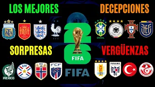 RANKING FINAL: de la PEOR a la MEJOR selección del MUNDIAL 2026