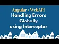 Global error handling in angular using interceptor Free Angular Tutorial