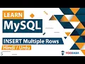MySQL INSERT Multiple Rows Tutorial in Hindi Urdu