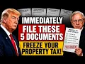 These 5 Documents Eliminate Your Property Tax Bill Seniors Don t Know About Them