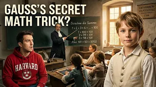 How Did 9-Year-Old Gauss Calculate 1 to 100 So Fast Leo Meets Gauss Gaus