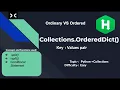 OrderedDict Problem HackerRank Python Collections OrderedDict