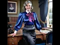 61 haughty mature headmistress 40 to 45 years old satin silk blouse