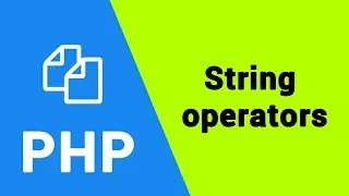 PHP Tutorial String Operators