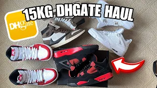 INSANE DHGATE SHOE HAUL Jordan Dior Nike MORE