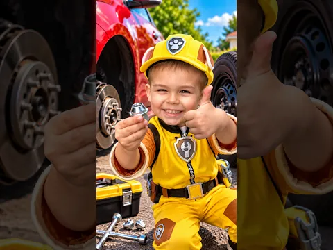 Pneu trocado! Dima consertou o carro! 🔧🚗
