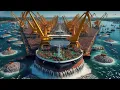 Download Lagu Unbelievable Giant Trawler Nets hundreds Tons of Mackerel in a Single Catch At Sea