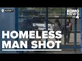 Kids accused of assaulting shooting homeless man near Kent Station