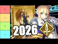 Order - Saber Tier List 2026