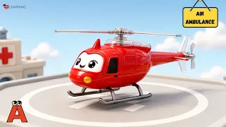 Amazing Vehicle Paint Fill πππ | Colorful Miniature Vehicles for Kids | Learn Vehicle Names #abcd