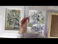 Framing my textiles in a box frame
