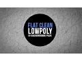 Clean and Flat Lowpoly Background Pack After Effects Template