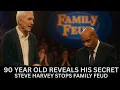 Lagu After 90 Year Old Reveals, His 6:45 AM Secret, Steve Harvey STOPS Family Feud — Studio in Tears