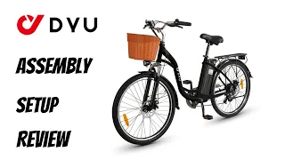 DYU Electric City Bike Review – Assembly – Review – Test Ride