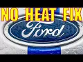 Ford Heat Not Working Simple Fix - DIY