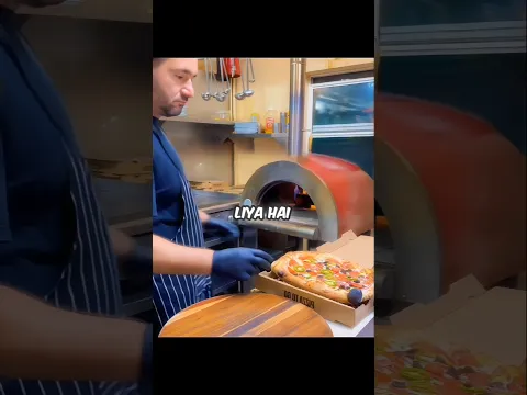 This Pizza Chef Stole a Slice for Himself 😂🍕 #football